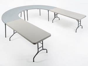 Picture of ALFA TABLE COMPOSITION Type 2, tables with metal frame