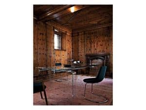 Picture of Stilt glass, table with top in glass