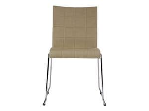 Picture of 8mm Plus stoffa, chairs with metal frame