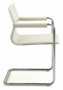 Picture of Lybra chair with armrests 10.0172, metal chair