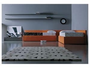 Picture of Kid bedroom Mia - Transformable and bridge 01, modular furniture system for kids' bedroom