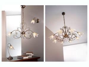 Picture of Barocco suspended lamp, elegant lamps