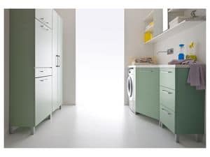 Picture of Idrobox 13, compact furnishing solutions for laundry