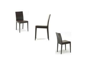 Picture of PEPITA, leather modern chair