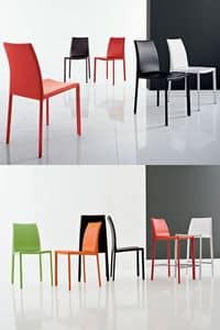 Picture of Roma 420, chair upholstered in leather
