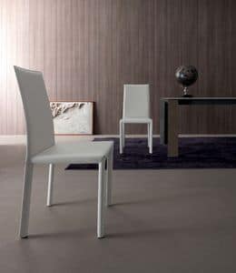 Picture of Romina 525, chairs upholstered in leather