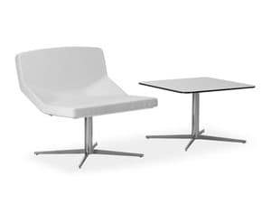 Picture of Formula60 lounge x-foot, linear lounge chairs