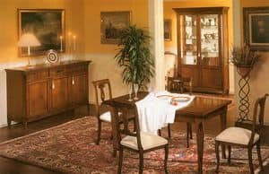 Picture of 99 NOCE / 3 doors sideboard, inlayed sideboards