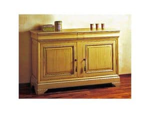 Picture of Classical lacquered sideboard Castellane, wooden sideboard