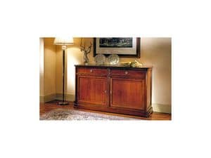 Picture of Classical sideboard 2 doors Perla, wooden sideboard