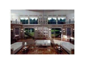 Picture of Boiserie hall 2, classic style woodwork
