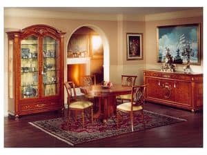 Picture of DUCALE DUCVE2P / Display cabinet with 2 doors, furniture with glass shelves