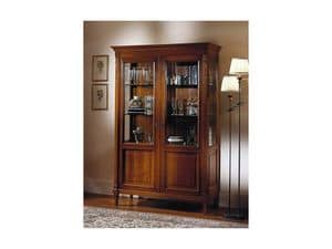 Picture of Showcase Argentier classical furnishing, luxury furniture with glass shelves