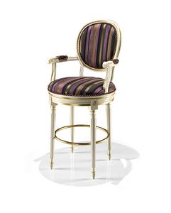 Picture of Art. 1701/B, decorated barstool