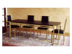 Picture of Essential Table, classic table in carved wood