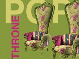 Picture of B/110/13 The Throne, wooden armchairs