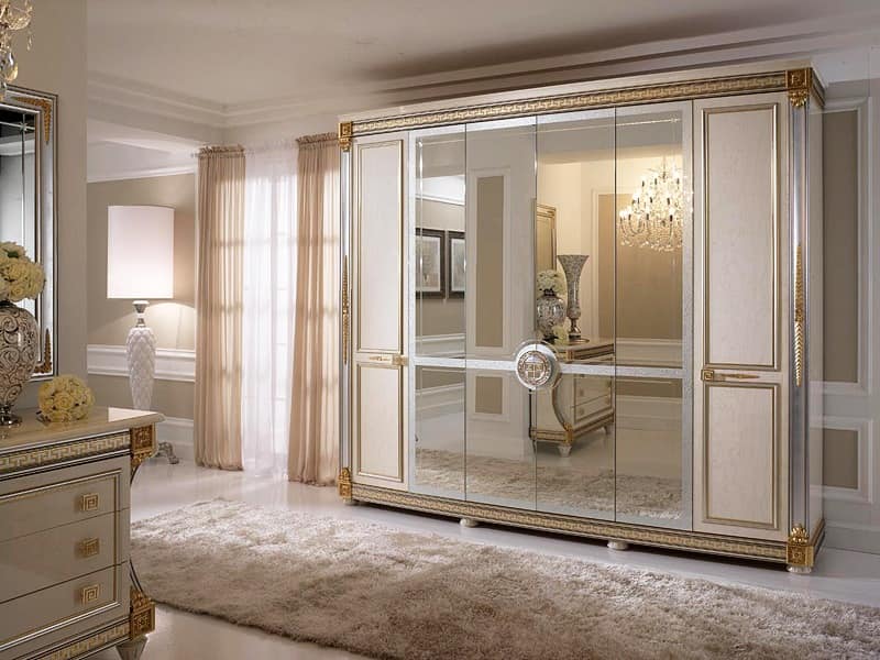 Liberty wardrobe with 6 doors by Arredoclassic Srl - Decorated ...