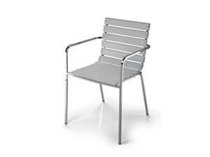 Picture of Margot armchair, metal chairs with arms