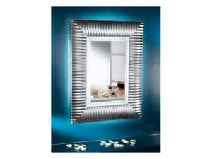 Picture of Rialto - Mirror with or without led, worked mirror