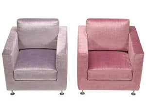 Picture of Pink Armchair, modern design armchair