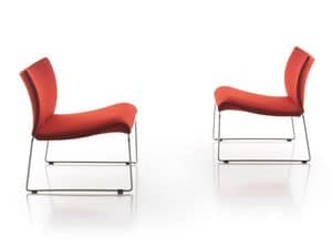 Picture of Saghi, armchair in leather or fabric