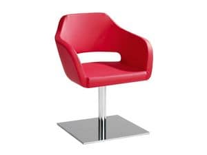 Picture of Square Lavinia, chairs with metal base