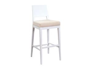 Picture of Levina SG, padded wooden barstool