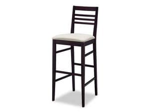 Picture of SG 121, padded wooden barstool