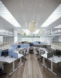 Picture of NOBU 8, desks with dividing panel