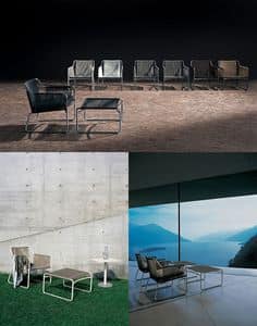 Picture of Harp 368 lounge armchair, chair for outdoors 