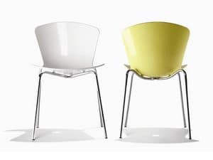 Picture of Chloe, chair with plastic seat
