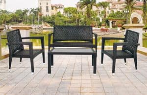 Picture of Set 13, modern seat and table for outdoor use
