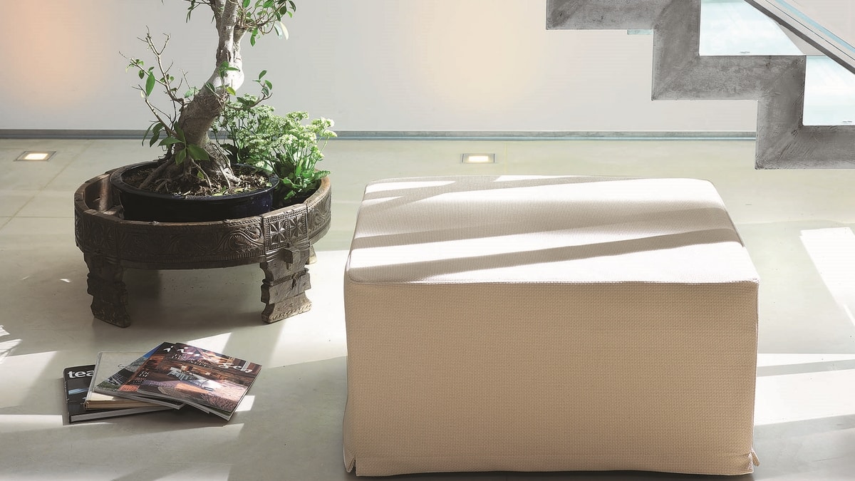 Dizzy pouf by Milano Bedding - Footrest or pouf, Versatile seat ...