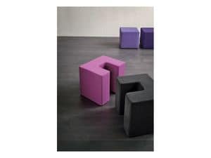 Picture of TWIN SQUARE, upholstered seats