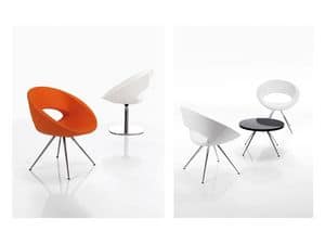 Picture of Smile > fixed chair version, chairs with metal frame