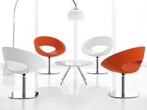 Picture of Smile > revolving version with flat base, original armchairs