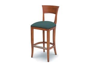 Picture of 432, traditional barstool in natural wood
