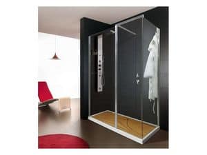 Picture of Must reverse and light, modern shower cubicles