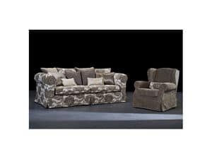 Picture of Cottage, wooden sofas