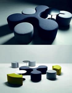 Picture of MOLECULE, simple loveseat