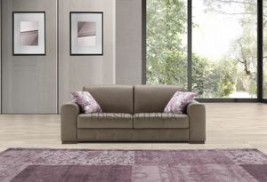 Rebus, 2-seater leather sofa