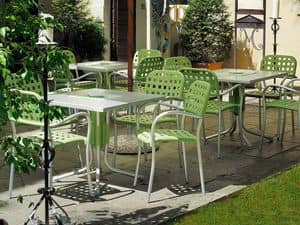 Picture of Polo 80x80 Werzalit, resistant table