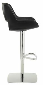 Picture of Amaranta barstool with swivel O base 25.0033, barstools with back