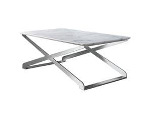 Picture of Crossover rectangular coffee table 40.0430, linear coffee table