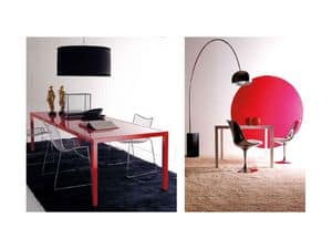 Picture of Dan, metal structure table