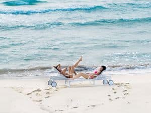 Picture of H�ndel sunbed C58031, oudtoor sunbed