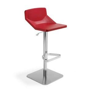 Picture of Formula80 adjustable soft-poly, design barstool