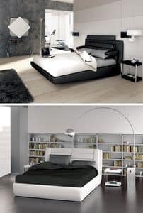 Picture of Roma BD441, classic style leather bed