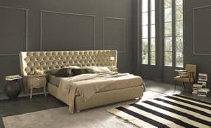 Picture of Selene Extra Large, bed with upholstered frame