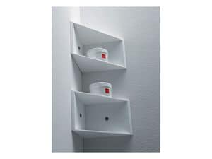 Picture of Corner opened shelf, storing shelf